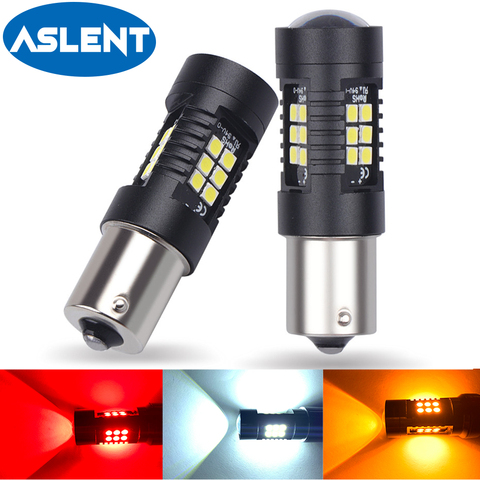 2 Pièces 1156 BA15S P21W LED BAU15S PY21W BAY15D LED Ampoule 1157 P21/5W R5W 21 3030SMD Auto Lampe Ampoules Voiture LUMIÈRE LED Ambre Blanc Rouge ► Photo 1/6