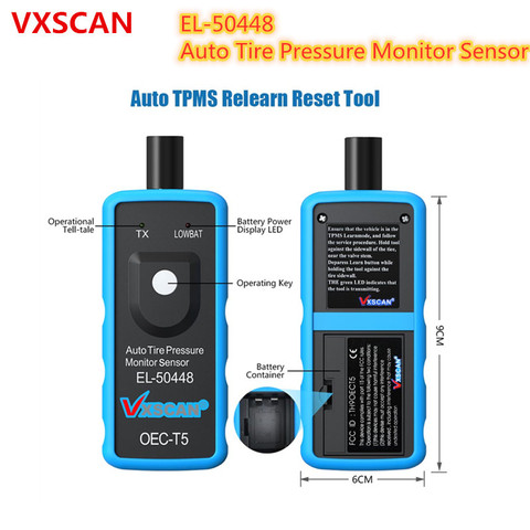 VXSCAN El-50448 El50448 capteur de pression de pneu outil de Diagnostic automatique TPMS OEC-T5 EL 50448 ► Photo 1/5