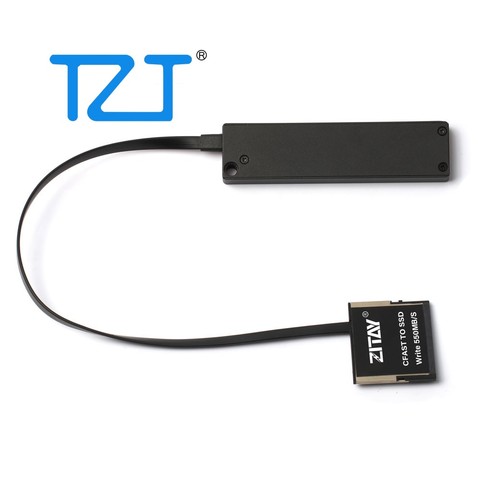 Adaptateur convertisseur ZITAY CFAST vers SSD MSATA M2 pour photographie de carte mémoire BMPCC 4K 6K ZCAM E2 ► Photo 1/5