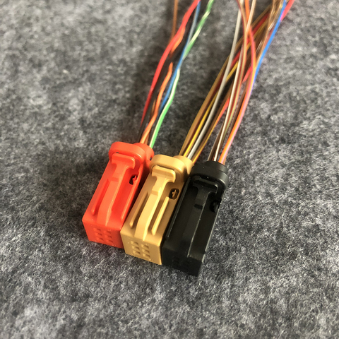 Connecteur d'alarme de pression pour pneus de voiture, 6 broches, pour VW Golf CC jata Skoda Fabia Audi A3 A4 ► Photo 1/6