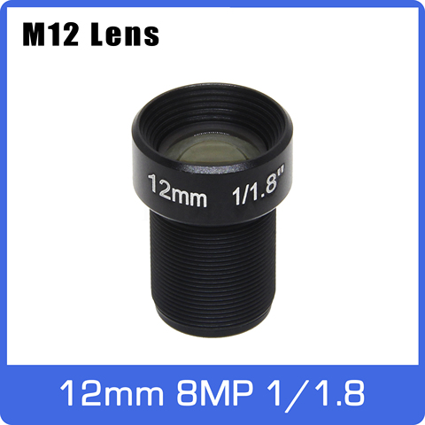 Objectif F2.0 8 mégapixels 4K fixe 1/1 pouces 12mm sans distorsion, vue longue Distance pour caméra IP SONY 226/334 CCTV, livraison gratuite ► Photo 1/6