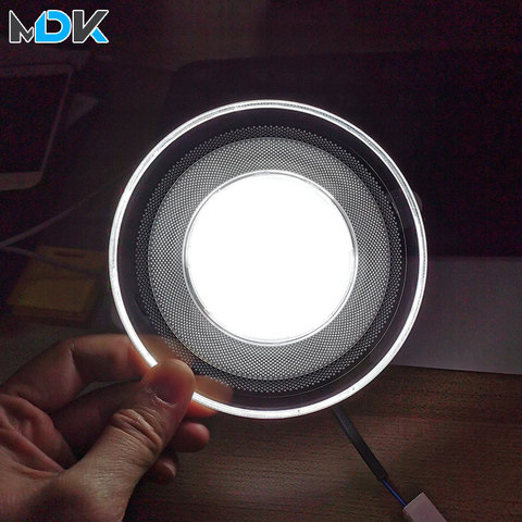 Plafonnier LED encastrable circulaire en acrylique, 3/5/7/9/12/15W, haute luminosité, éclairage d'intérieur, avec Guide de luminosité ► Photo 1/6