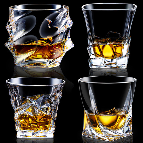 Résistant à la chaleur sans plomb Transparent cristal verre à vin bière steins whisky Brandy Vodka tasse Multi modèle Drinkware Bar cadeaux ► Photo 1/6
