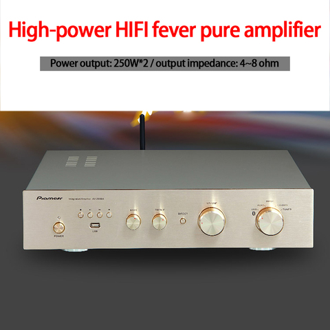 KYYSLB AV-2080A 250W * 2 4 ~ 8 ohms haute puissance HIFI fièvre pur amplificateur 2.0 Double anneau Niu grand Toshiba Butler amplificateur maison ► Photo 1/6