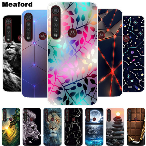 Pour Motorola Moto G8 boîtier d'alimentation antichoc silicone souple coque arrière pour Moto G8 puissance Lite étui pour téléphone G8 Plus bande dessinée ► Photo 1/6