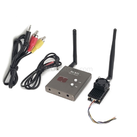 5.8G 5.8Ghz 2W 2000mW 8 canaux sans fil Audio vidéo FPV émetteur TS582000 et RC805 récepteur Combo ► Photo 1/6