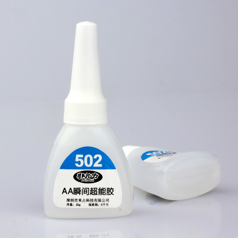 Colle Super fonctionnelle ABN BOND 502 haute qualité, adhésif Cyanoacrylate authentique, forte adhérence rapide pour outils de bureau ► Photo 1/6