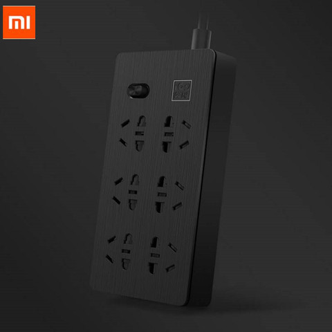 Xiaomi Mijia 6 ports sans fil prise de courant convertisseur panneau de brassage Protection contre les surcharges 750 ignifuge Smart Home multiprise ► Photo 1/6