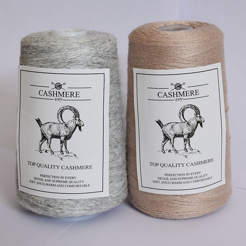 Fil de cachemire 100g, ligne de tricot, tricot à la main, pure laine tissée à la Machine avec fil fin, écharpe pour bébé, confortable ► Photo 1/6