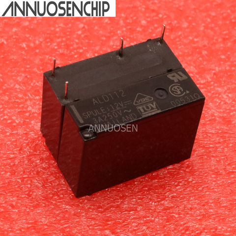 Relais de puissance ALD105 ALD105W ALD112 ALD112W ALD124W ALD124 4 broches 3A 5V 12V 24V, 100% d'origine, lot de 10 pièces, livraison gratuite, nouveau ► Photo 1/5