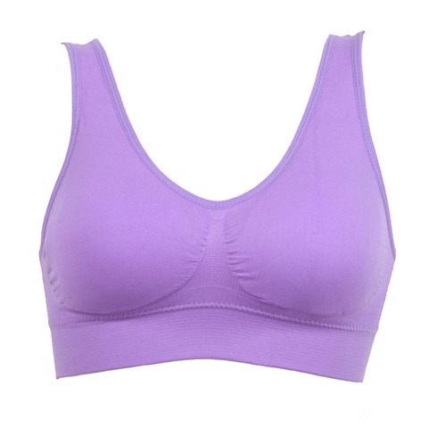 Soutien-gorge push-up rembourré sans couture pour femmes, sous-vêtements, grande taille 4XL ► Photo 1/6