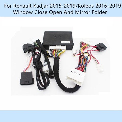 Pour Renault Kadjar 2015-2022/Koleos 2016-2022, dossier pour rétroviseur pliable automatique, ouverture des fenêtres, 4 portes latérales ► Photo 1/5