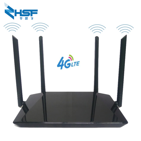 Routeur wifi 4G LTE CPE portable 2.4 mb/s, 300 mb/s, avec emplacement pour carte SIM et antenne externe ► Photo 1/6