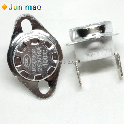 Thermostat de commutation de température normalement fermée, 3 pièces, KSD302 16A 250V 40-130 85C en céramique KSD301 45 55 60 65 70 75 80 85C 9 ► Photo 1/5