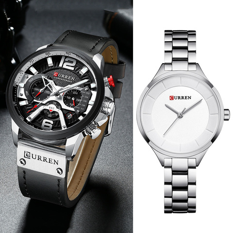 Curren – montre de Couple étanche pour hommes et femmes, marque de luxe, 2022 ► Photo 1/6