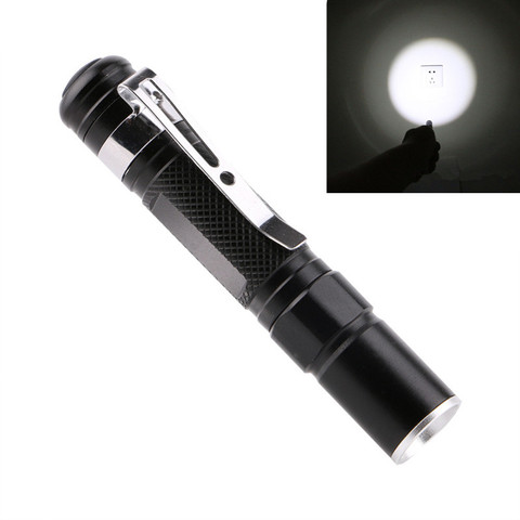 Mini lampe de poche Portable CREE Q5 2000LM, 2022, lumière de poche étanche, outil de survie en plein air, puissante LED pour la chasse ► Photo 1/6