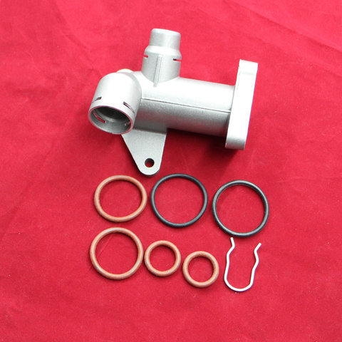 Applique à Passat B5 1.8 1.8T connecteur de tuyau d'eau | De tête de cylindre de moteur et joint quatre voies en aluminium 058 121 133 058121133 ► Photo 1/6