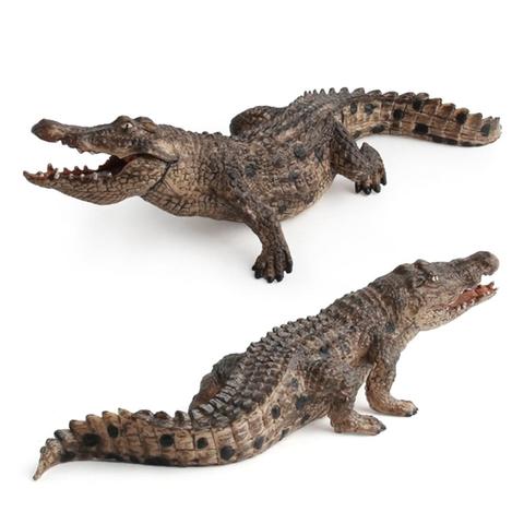 Figurine Crocodile, 7.2 pouces, Animal, jouets d'action, créatures éducatives, 14736 ► Photo 1/6