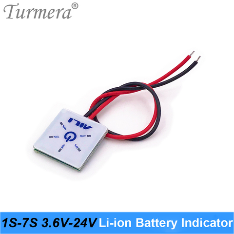 Indicateur de batterie 1S 4.2V 2S 8.4V 3S 12.6V 4S 16.8V 5S 21V 6S 25.2V 24V Module d'affichage de la capacité de la batterie au Lithium pour tournevis ► Photo 1/6