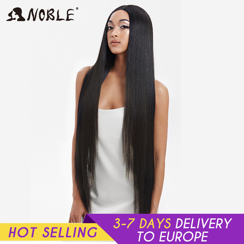 Perruque Cosplay Perruque Pour Les Femmes Noire Perruque Lace Frontal Cheveux Raide synthétique 38 Puces Ombre Perruque Lace Front Cosplay Cheveux Blonde Synthétique ► Photo 1/6