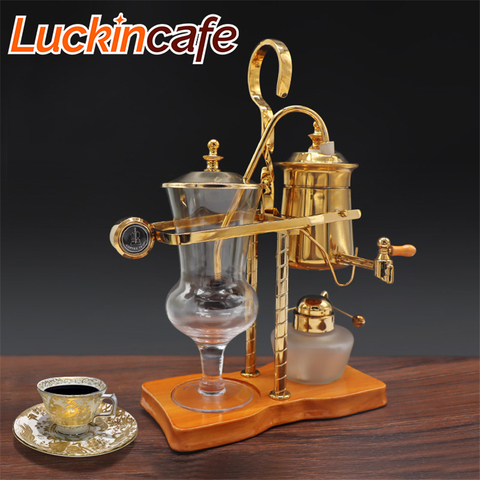 Cafetière royale belge/cafetière siphon/lampe à alcool cafetière à main/accessoires ► Photo 1/5