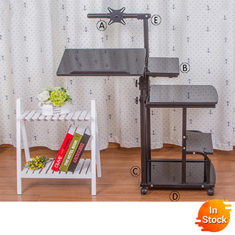 Table de bureau support d'ordinateur portable table pliante pour ordinateur portable table de lit pliante table d'appoint plateau de lit petite Table à déjeuner pour ordinateur portable support d'ordinateur portable ► Photo 1/6