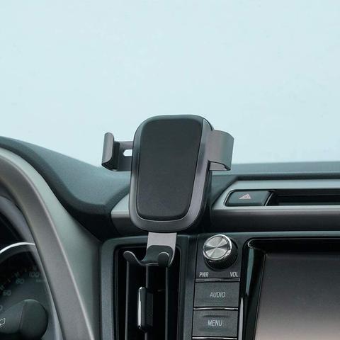 Support de support de support de téléphone portable pour tableau de bord de voiture, pour Toyota RAV4 2015, 2016, 2017, ventilation, clips de montage ► Photo 1/6