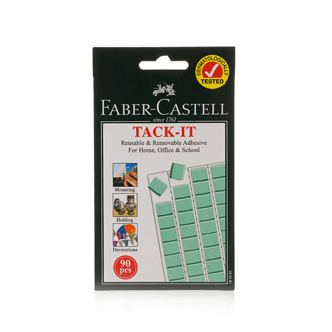 Tack It – argile adhésive polyvalente, réutilisable, pour la maison, le bureau, l'école, les onglets de mastic amovibles, 66g, 90 pièces, bleu ► Photo 1/6