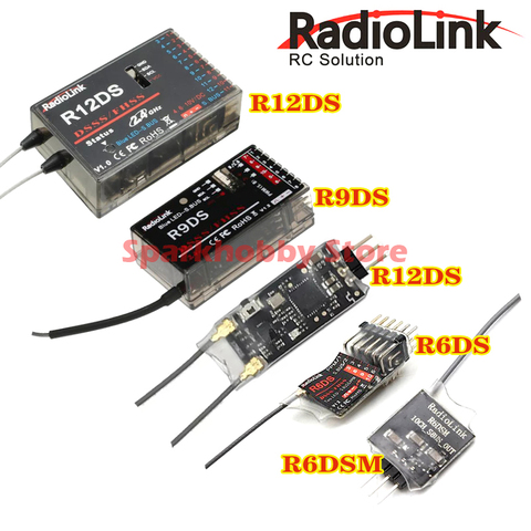 Récepteur Original de radioenlace de RadioLink R6DS R6DSM R9DS R12DS R12DSM byme D controlador de vuelo ► Photo 1/6