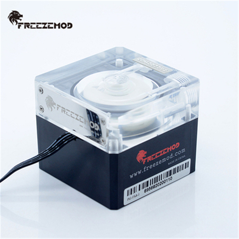 FREEZEMOD PU-FS4M-J ordinateur refroidissement PC refroidisseur d'eau pompe muet PWM flux Intelligent 800L/H 12V/5V RGB lumière Aure. PU-FS4M-J ► Photo 1/6