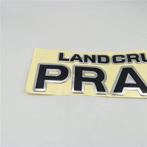 Badge autocollant 3D pour Toyota Land Cruiser Prado, emblème de queue de voiture, autocollant de coffre arrière, lettre de Logo ► Photo 1/6