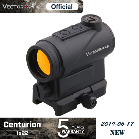 Optique vectorielle Centurion 1x20 point rouge portée 20000 heures d'exécution AR15 chasse réflexe collimateur vue. 223 5.56mm 7.62 convient à 21mm ► Photo 1/6