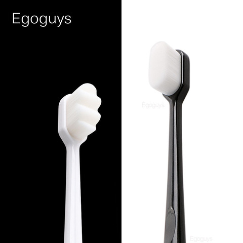 Brosse à dents Ultra-fine, douce, millions de poils Nano, pour adulte, nettoyage en profondeur, Portable, voyage, soins buccaux, 1 pièce ► Photo 1/6