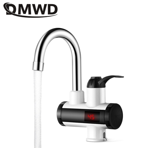 DMWD – robinet chauffe-eau électrique instantané 3000W, robinet de cuisine, sans réservoir, affichage latéral de la température ► Photo 1/2