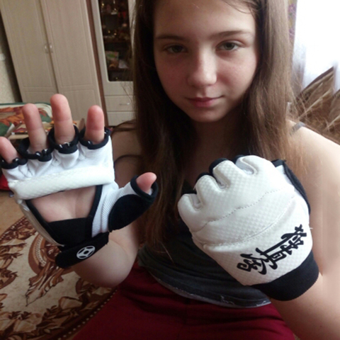Kyokushin karaté protège-main Kiokushinkai karaté gants de combat Arts martiaux professionnels gants de boxe ► Photo 1/6