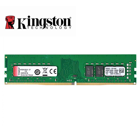 Kingston mémoire RAM DDR4 4GB 8GB 16GB 32GB 2133MHz 2400MHz 2666MHz 288pin 1.2V 4 gb 8 gb 16 gb 32 gb ordinateur de bureau de mémoire DIMM RAM ► Photo 1/4