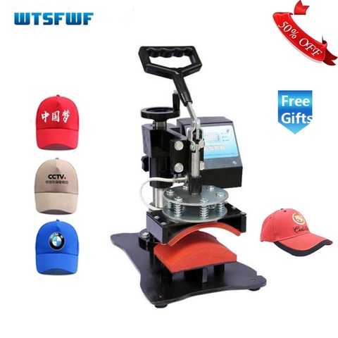 Wtsfwf 8*15 cm Portable Cap Digital Presse de La Chaleur Chapeau Imprimante Imprimante à Transfert Par Sublimation Machine Imprimante Bouchon Machine ► Photo 1/1