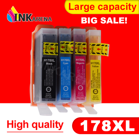 INKARENA 178XL Remplacement de Cartouche D'encre pour HP 178 Photosmart B109a B010b B209 B210 3070A 7515 5515 3520 7510 4620 5510 Imprimante ► Photo 1/6