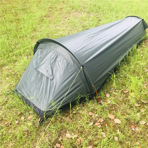 Tente de Camping ultralégère pour une personne, sac de couchage en plein air, sac de couchage, sac de voyage, étanche ► Photo 1/6