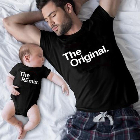 Historique Des Prix Et Avis Sur L Original Remix Famille Correspondant Tenues Papa Maman Enfants T Shirt Bebe Body Look Famille Pere Fils Vetements Fete Des Peres Cadeau Vendeur Aliexpress About Baby