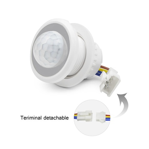 Capteur de mouvement à infrarouge PIR, interrupteur de lumière, très sensible, activation/désactivation, minuterie réglable, 110V – 220V ► Photo 1/6