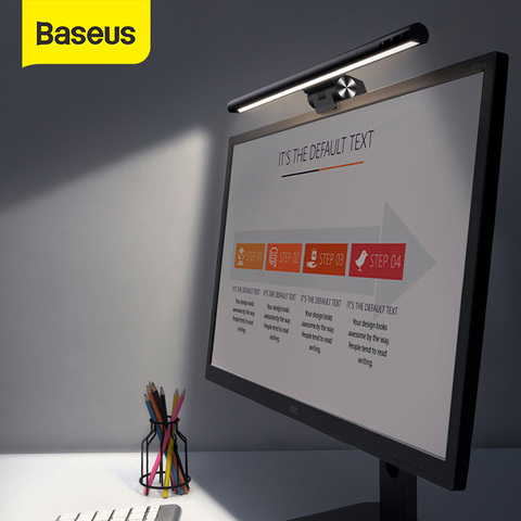 Baseus écran lumière lampe de bureau ordinateur lumière écran suspendu lumière nouvelle lampe de Table LCD moniteur lumière pour étude ordinateur portable USB lumière ► Photo 1/6