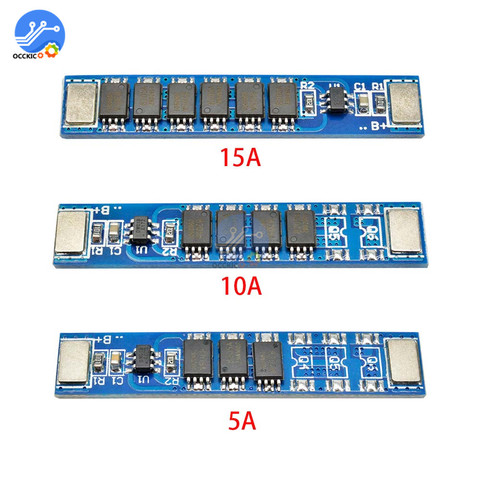 BMS 1S 5A 10A 15A 3.7V 18650 batterie au Lithium, panneau de Protection contre la surcharge, 3MOS 4MOS 6MOS PCM, Protection pour batterie au Lithium 18650 ► Photo 1/6