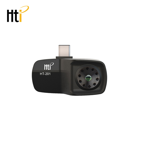 Thermomètre multifonction HT-201, détection portable de téléphone portable infrarouge noir haute température imageur pour Android ► Photo 1/6