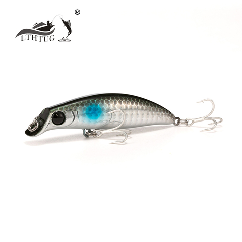 LTHTUG marque japon conception appât dur pêche en eau salée leurre sasuke 75mm 7g vairon flottant pour vivaneau platier Chub ► Photo 1/6