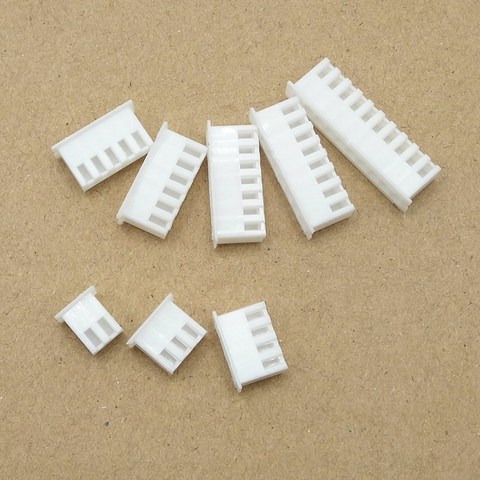 Boîtier de boîtier avec connecteur de 50pcs mm, XH2.54-2P/3P/4P/5P/6P/7P/8P/9P/10P, XH2.54 ► Photo 1/4