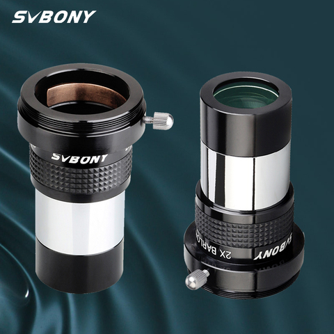 Svbone SV137 omni 2x oculaire lentille Barlow professionnel télescope partie 1.25 pouces entièrement multi-enduit astronomique oculaire W9106B ► Photo 1/6