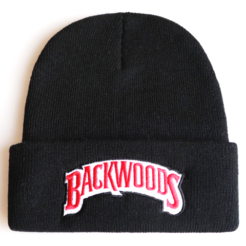 BACKWOODS – bonnet tricoté en coton pour ski de plein air, Skullies, cigares, Anime américain, hiver ► Photo 1/6