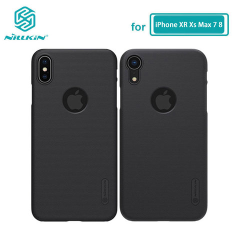 Pour iPhone 11 Cas Nillkin Givré Bouclier PC Couverture Arrière Dure pour iPhone X Xs Max XR 8 7 Plus 5S SE 2022 6 6S Plus ► Photo 1/6