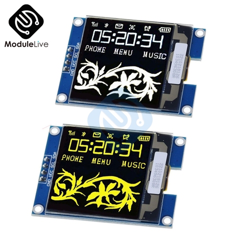 Module d'affichage OLED de 1.5 pouces, Interface IIC SSD1327 128X128, Module de bouclier OLED pour Raspberry Pi pour STM32 pour Arduino, nouveau ► Photo 1/6